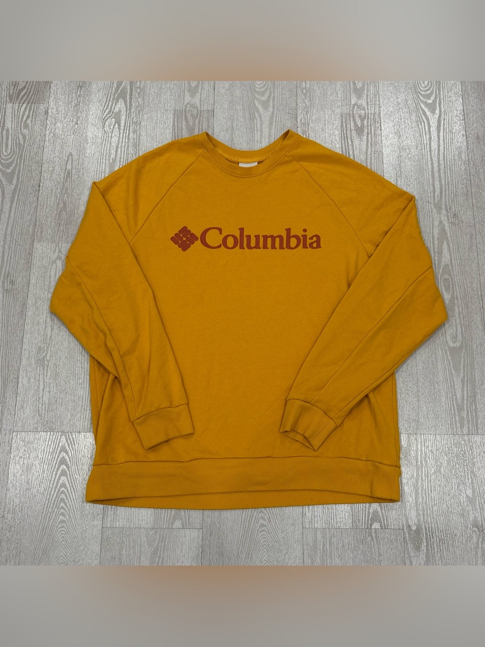Columbia Sportswear Company Crewneck Sweatshirt (Mustard Yellow / Gold) SIZE XL